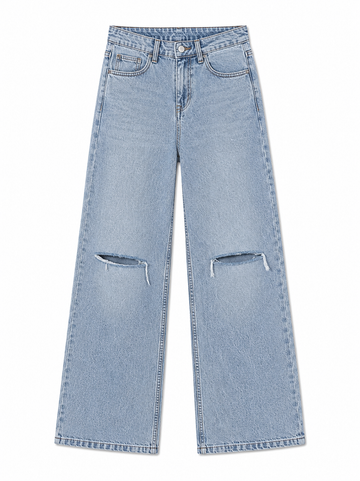 Bershka Wide Leg Denim