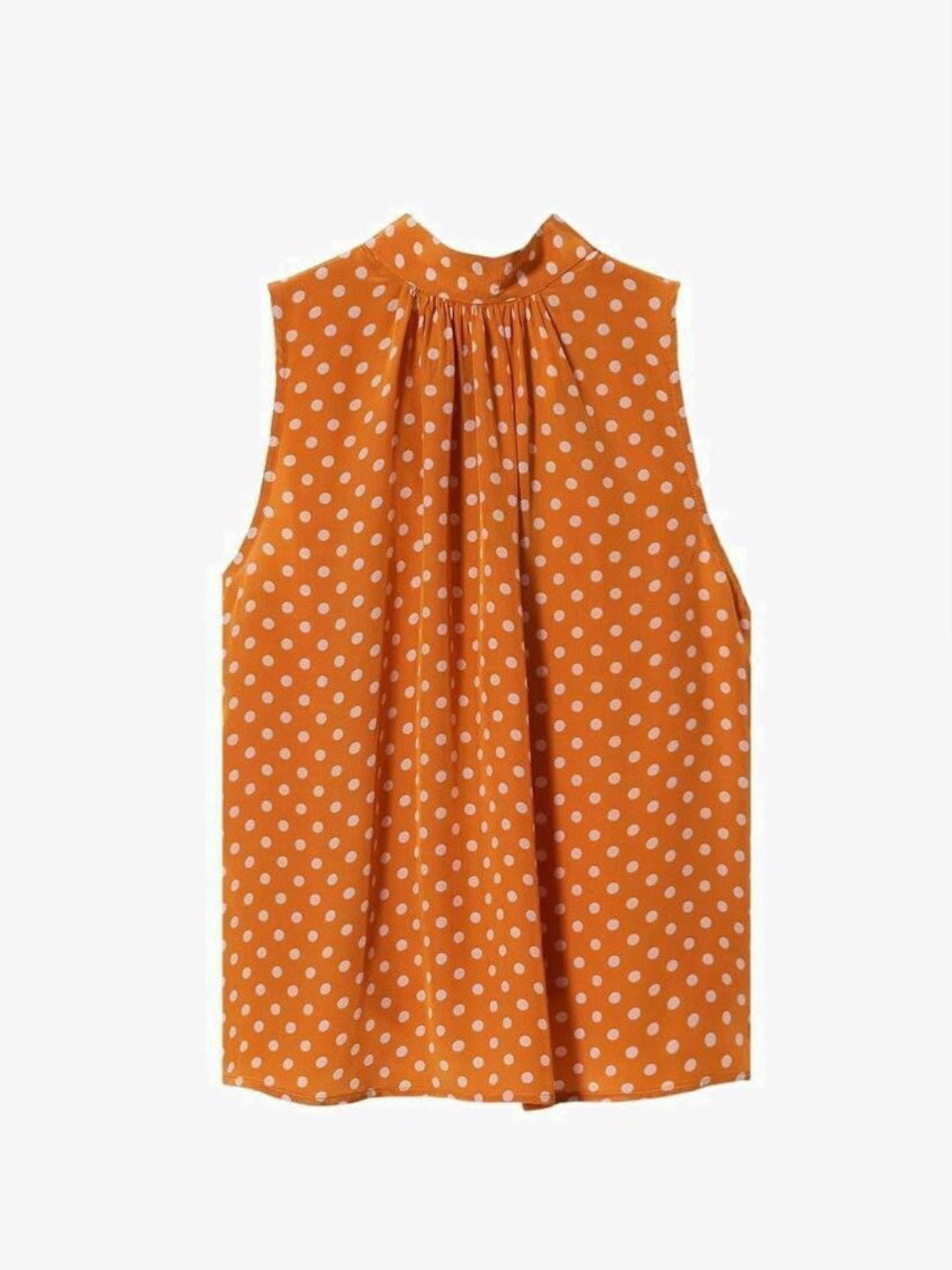 Orange Halter Neck Top