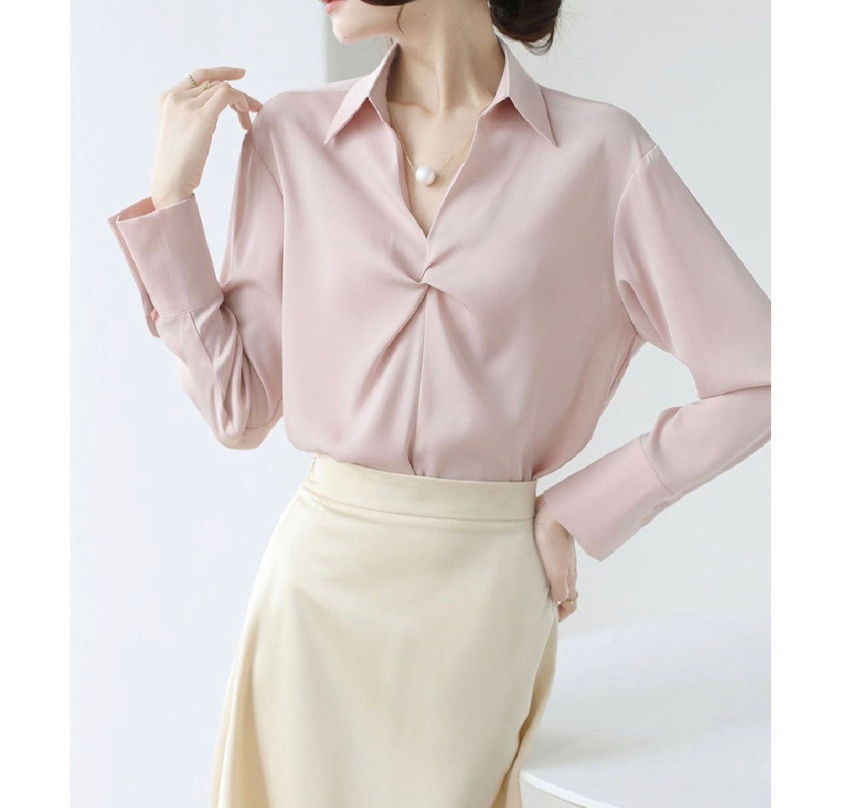 Chain Neck Full Sleeve Shirt