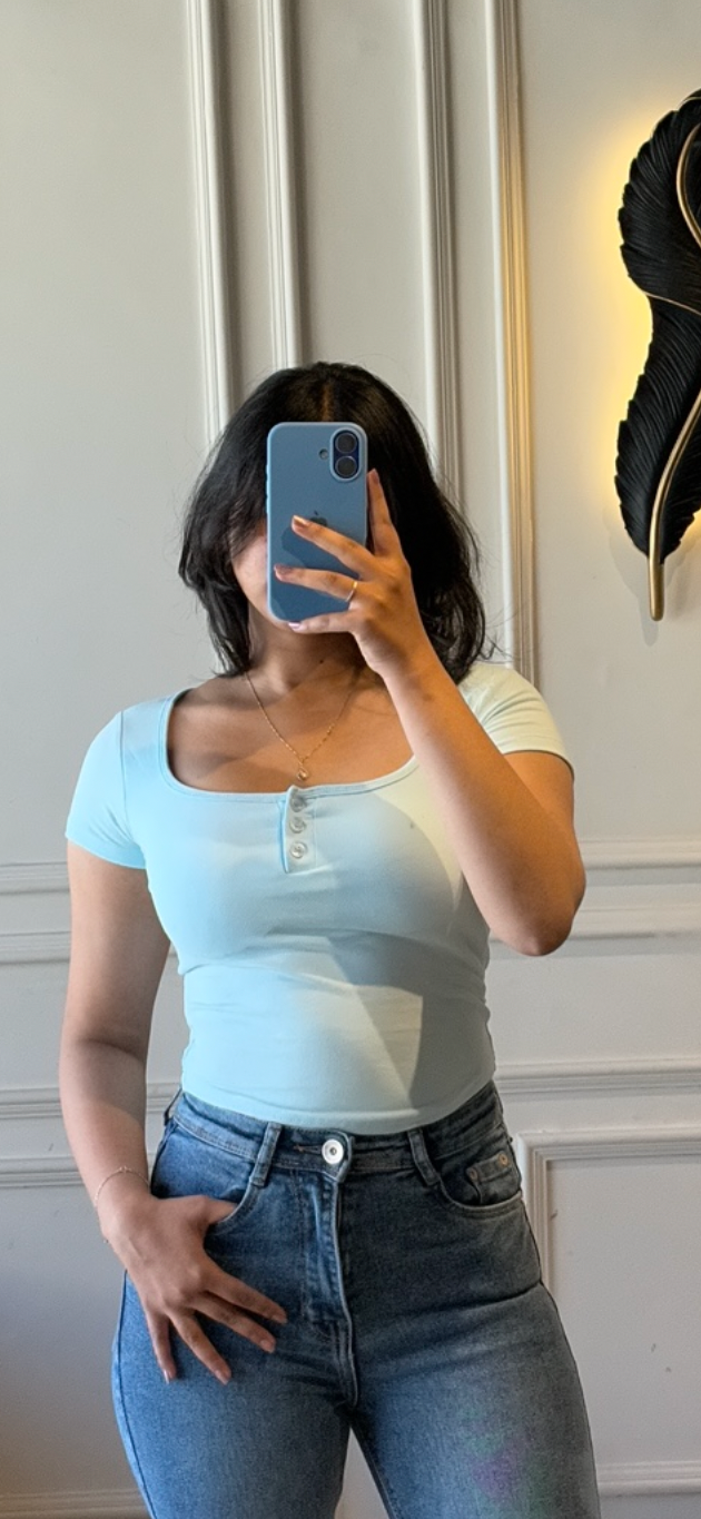 Buttoned up Padded Top